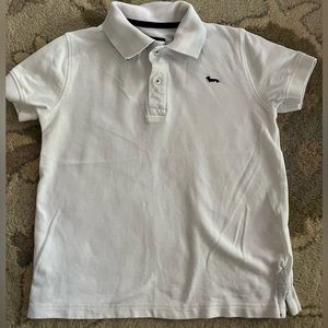 Harmont & Blaine white polo, boys 8